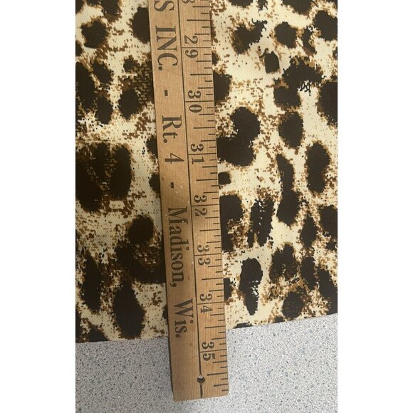 Esmara Heidi Klum mini dress Women’s Leopard Print Cuff Sleeves Sz 6 Heidi - Picture 11 of 11